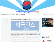 Tablet Screenshot of coreanoporgusto.com